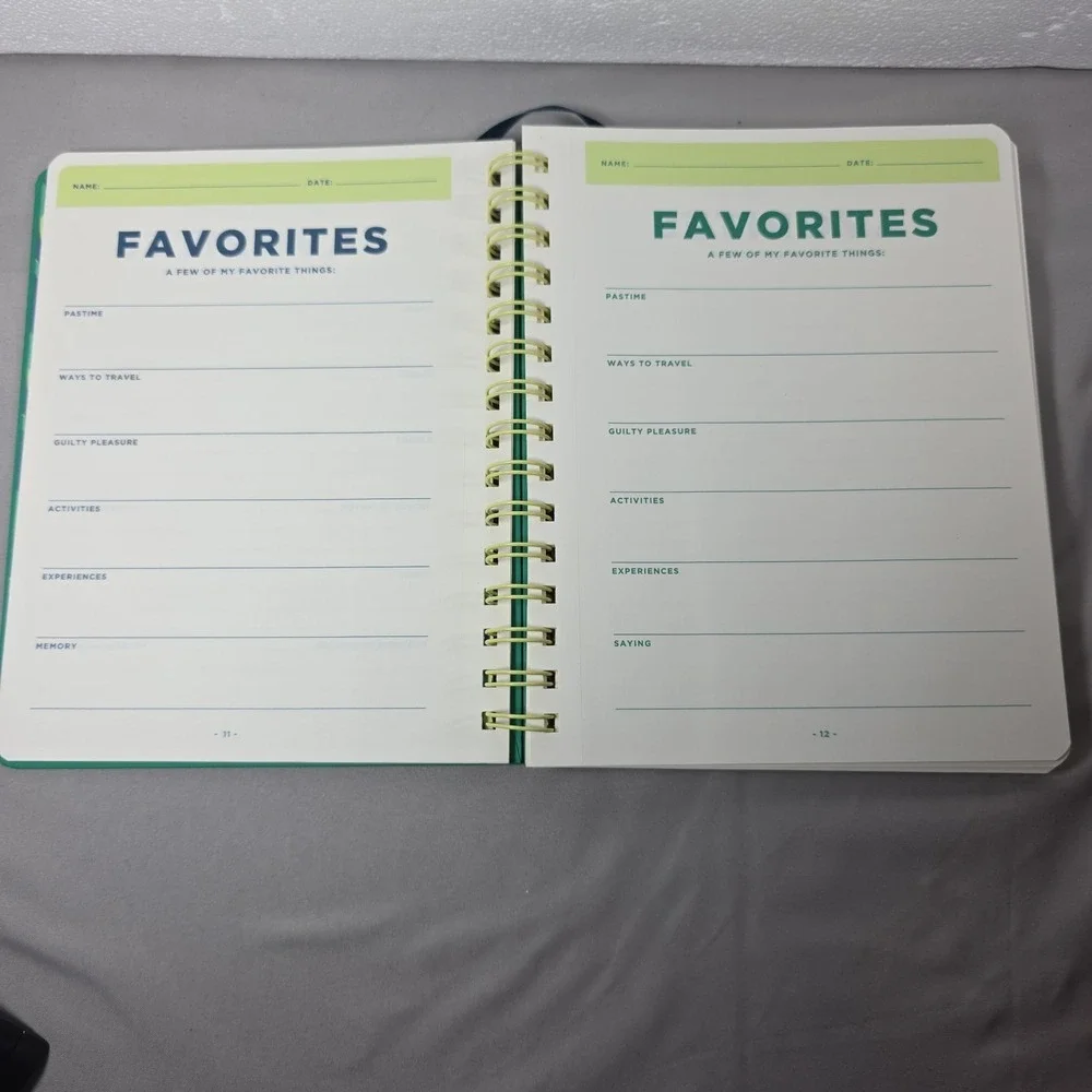 Tabitha Brown x Target You & Me Business Spiral Journal Planner Teal Hardcover